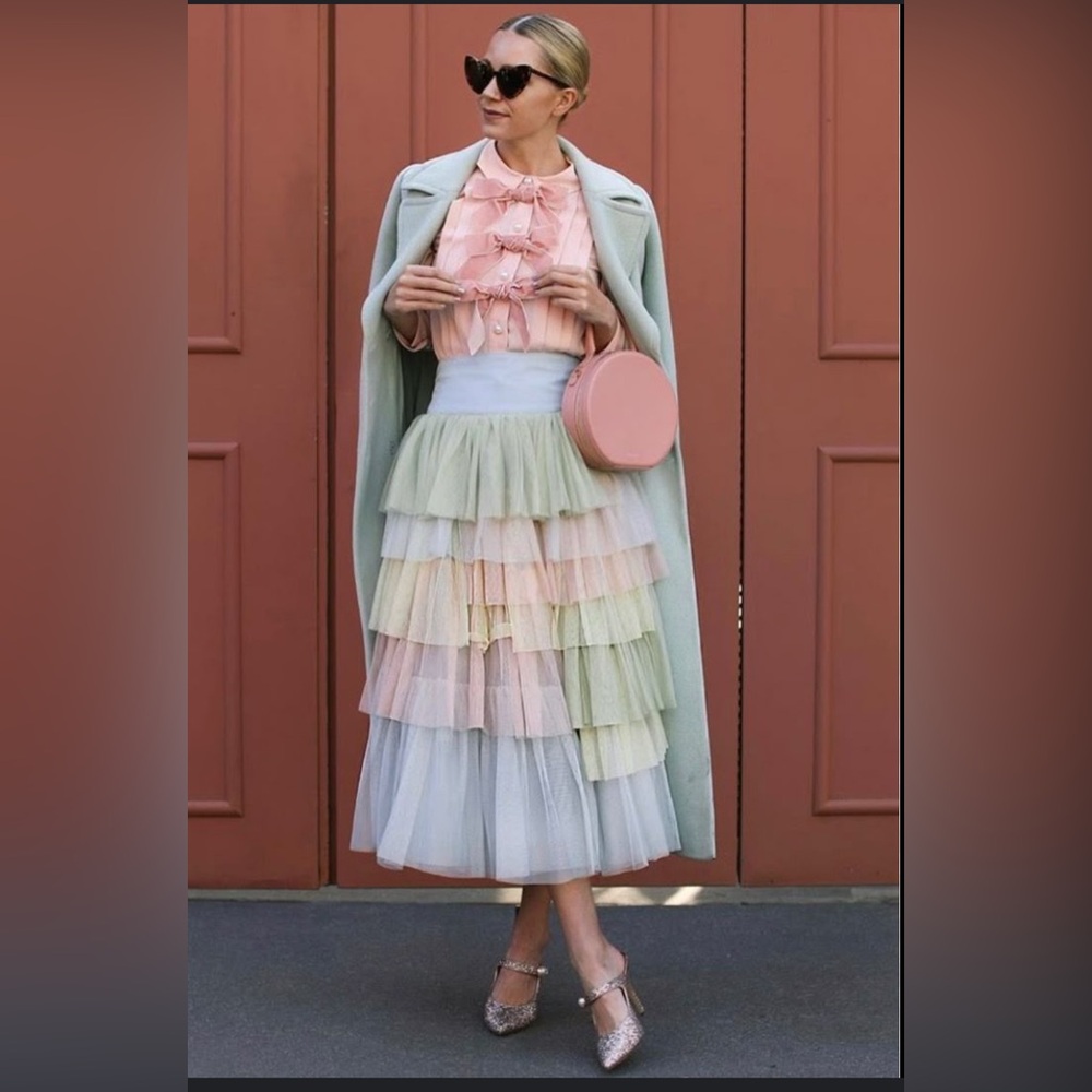 Ombré purple tulle skirt - Picture 11 of 11